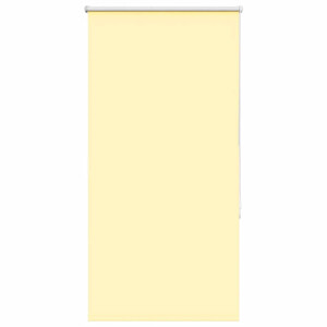 vidaXL Rolgordijn verduisterend 80x150 cm stofbreedte 75,7cm geel