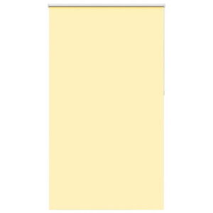 vidaXL Rolgordijn verduisterend 140x230 cm stofbreedte 136,6 cm geel