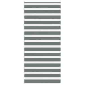 vidaXL Zebra rolgordijn 100x200 cm stofbreedte 95,9 cm donkergrijs