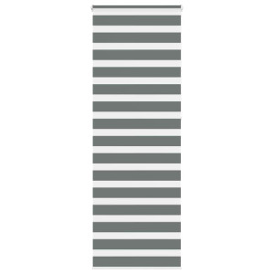 vidaXL Zebra rolgordijn 70x230 cm stofbreedte 65,9 cm donkergrijs