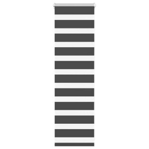 vidaXL Zebra rolgordijn 45x100 cm stofbreedte 40,9 cm zwart