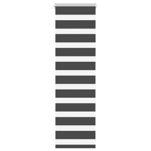 vidaXL Zebra rolgordijn 50x100 cm stofbreedte 45,9cm zwart