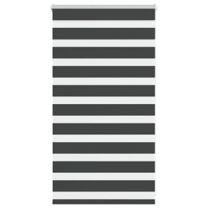 vidaXL Zebra rolgordijn 70x100 cm stofbreedte 65,9 cm zwart