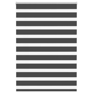 vidaXL Zebra rolgordijn 95x100 cm stofbreedte 90,9 cm zwart