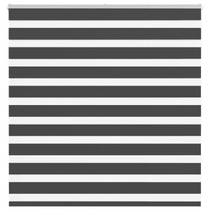 vidaXL Zebra rolgordijn 140x100 cm stofbreedte 135,9 cm zwart