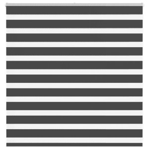 vidaXL Zebra rolgordijn 140x100 cm stofbreedte 135,9 cm zwart