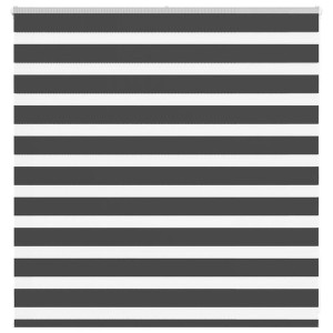 vidaXL Zebra rolgordijn 145x100 cm stofbreedte 140,9 cm zwart