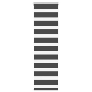 vidaXL Zebra rolgordijn 40x150 cm stofbreedte 35,9 cm zwart