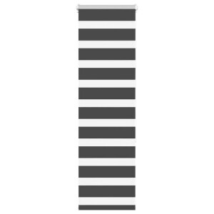 vidaXL Zebra rolgordijn 45x150 cm stofbreedte 40,9 cm zwart