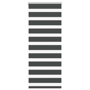 vidaXL Zebra rolgordijn 55x150 cm stofbreedte 50,9 cm zwart