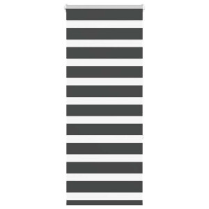 vidaXL Zebra rolgordijn 60x150 cm stofbreedte zwart 55,9 cm