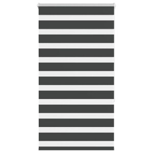 vidaXL Zebra rolgordijn 70x150 cm stofbreedte 65,9 cm zwart