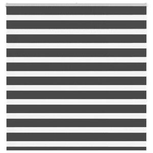 vidaXL Zebra rolgordijn 145x150 cm stofbreedte 140,9 cm zwart