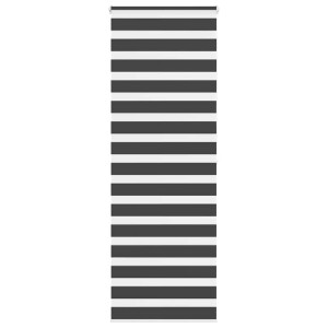 vidaXL Zebra rolgordijn 75x200 cm stofbreedte 70,9 cm zwart