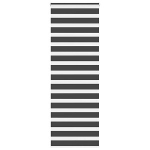 vidaXL Zebra rolgordijn 85x200 cm stofbreedte 80,9 cm zwart