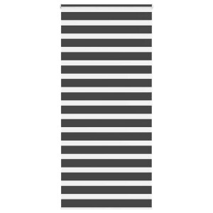 vidaXL Zebra rolgordijn 100x200 cm stofbreedte 95,9 cm zwart