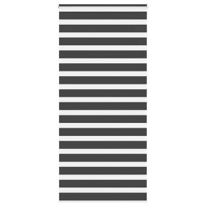 vidaXL Zebra rolgordijn 105x200 cm stofbreedte 100,9 cm zwart