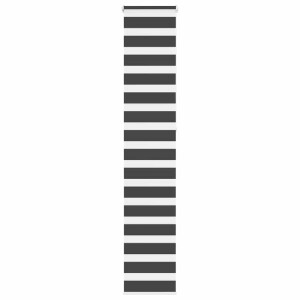 vidaXL Zebra rolgordijn 45x230 cm stofbreedte 40,9 cm zwart