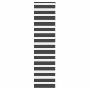 vidaXL Zebra rolgordijn 60x230 cm stofbreedte zwart 55,9 cm