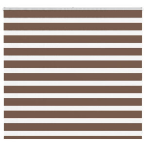vidaXL Zebra rolgordijn 160x100 cm stofbreedte 155,9cm polyester bruin