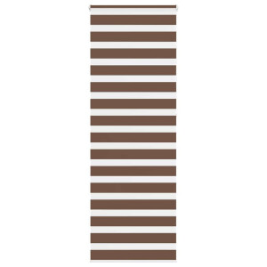 vidaXL Zebra rolgordijn 80x230 cm stofbreedte 75,9 cm polyester bruin