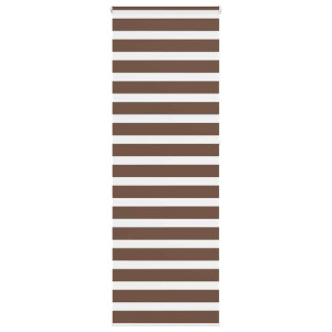 vidaXL Zebra rolgordijn 85x230 cm stofbreedte 80,9 cm polyester bruin
