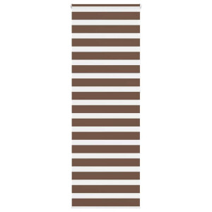 vidaXL Zebra rolgordijn 90x230 cm stofbreedte 85,9 cm polyester bruin