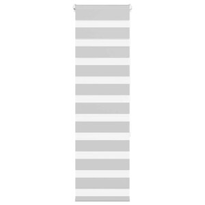 vidaXL Zebra rolgordijn 50x150 cm stofbreedte 45,9cm lichtgrijs
