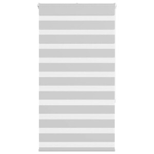vidaXL Zebra rolgordijn 70x150 cm stofbreedte 65,9 cm lichtgrijs