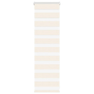 vidaXL Zebra rolgordijn 40x100 cm stofbreedte 35,9 cm marmerbeige