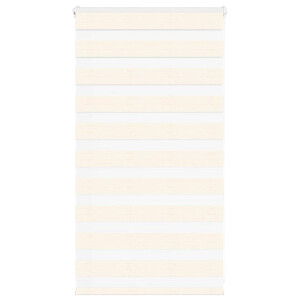 vidaXL Zebra rolgordijn 75x100 cm stofbreedte 70,9 cm marmerbeige