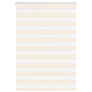 vidaXL Zebra rolgordijn 110x100 cm stofbreedte 105,9 cm marmerbeige