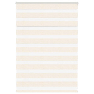 vidaXL Zebra rolgordijn 115x100 cm stofbreedte 110,9 cm marmerbeige