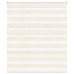 vidaXL Zebra rolgordijn 120x100 cm stofbreedte 115,9 cm marmerbeige