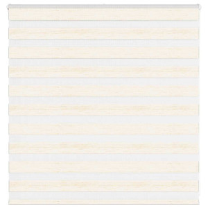 vidaXL Zebra rolgordijn 145x100 cm stofbreedte 140,9 cm marmerbeige