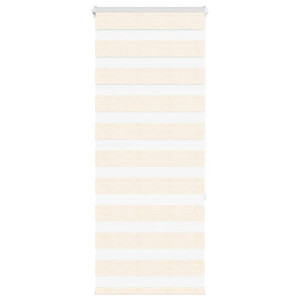 vidaXL Zebra rolgordijn 65x150 cm stofbreedte 60,9 cm marmerbeige