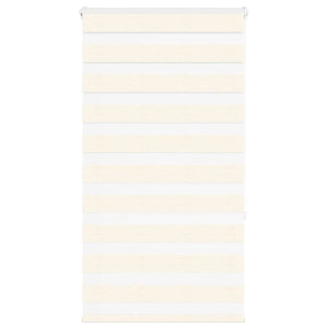 vidaXL Zebra rolgordijn 75x150 cm stofbreedte 70,9 cm marmerbeige