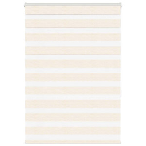 vidaXL Zebra rolgordijn 95x150 cm stofbreedte 90,9 cm marmerbeige