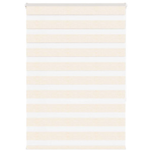 vidaXL Zebra rolgordijn 100x150 cm stofbreedte 95,9 cm marmerbeige