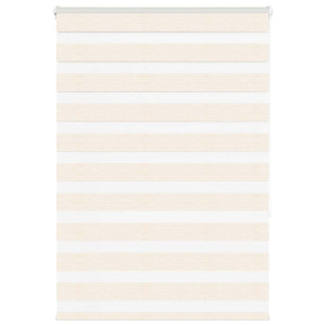 vidaXL Zebra rolgordijn 110x150 cm stofbreedte 105,9 cm marmerbeige