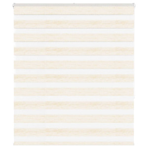 vidaXL Zebra rolgordijn 120x150 cm stofbreedte 115,9 cm marmerbeige