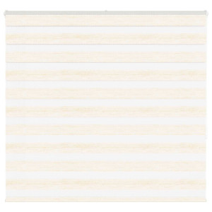 vidaXL Zebra rolgordijn 155x150 cm stofbreedte 150,9cm marmerbeige