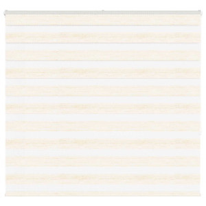 vidaXL Zebra rolgordijn 160x150 cm stofbreedte 155,9 cm marmerbeige