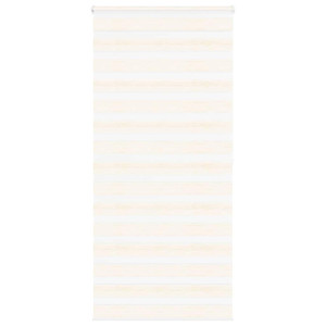 vidaXL Zebra rolgordijn 110x200 cm stofbreedte 105,9 cm marmerbeige