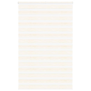 vidaXL Zebra rolgordijn 140x200 cm stofbreedte 135,9 cm marmerbeige