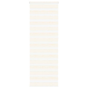 vidaXL Zebra rolgordijn 75x230 cm stofbreedte 70,9 cm marmerbeige
