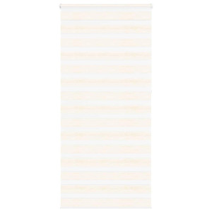 vidaXL Zebra rolgordijn 95x230 cm stofbreedte 90,9 cm marmerbeige