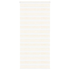 vidaXL Zebra rolgordijn 110x230 cm stofbreedte 105,9 cm marmerbeige