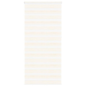 vidaXL Zebra rolgordijn 115x230 cm stofbreedte 110,9 cm marmerbeige