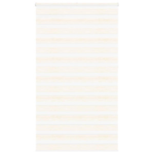 vidaXL Zebra rolgordijn 120x230 cm stofbreedte 115,9 cm marmerbeige